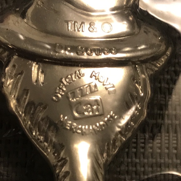 Dr. Seuss Cat In The Hat Silver Plated Christmas Ornament 2003 - Picture 6 of 8